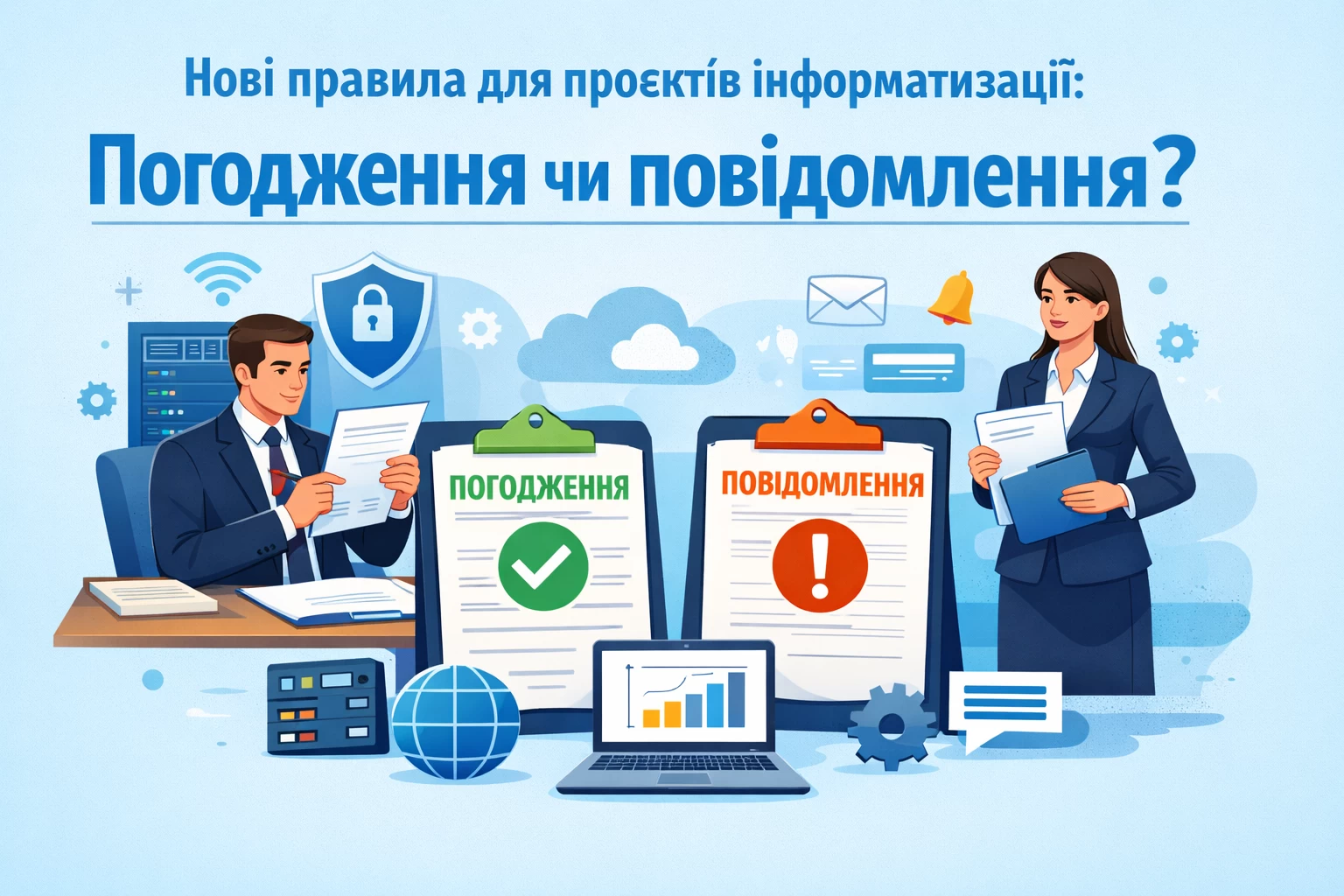 Нові правила для проєктів інформатизації: коли потрібне погодження, а коли — повідомлення