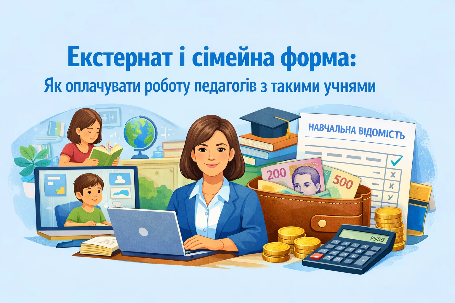 Екстернат і сімейна форма: як оплачувати роботу педагогів з такими учнями