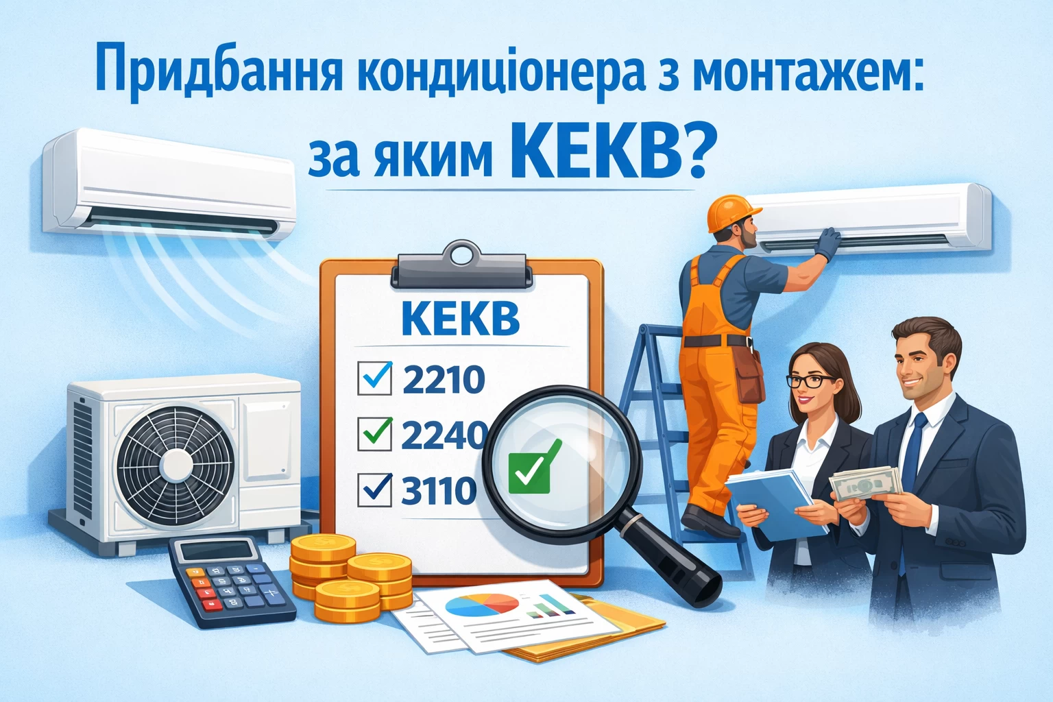 Придбання кондиціонера з монтажем: за яким КЕКВ?