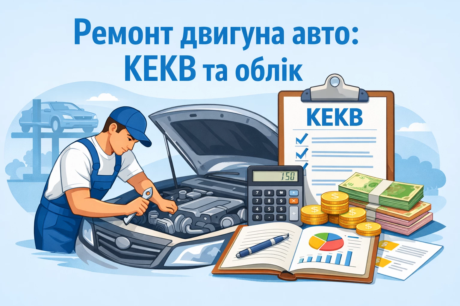 Ремонт двигуна авто: КЕКВ та облік