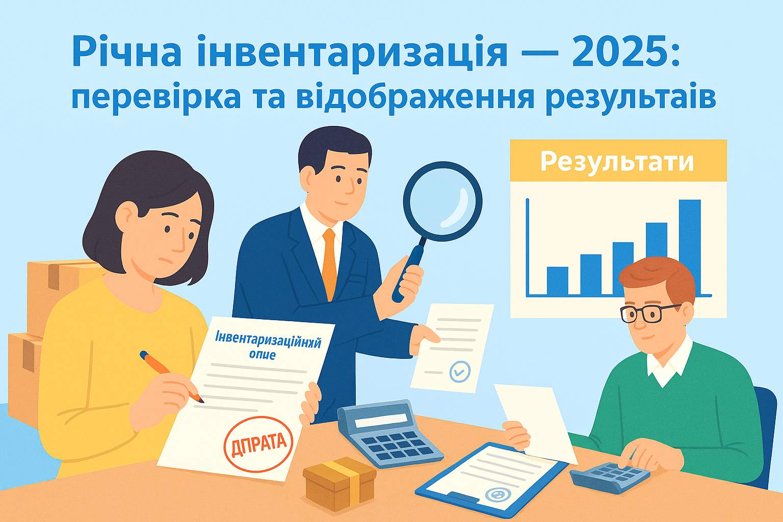Річна інвентаризація — 2025: перевірка та відображення результатів
