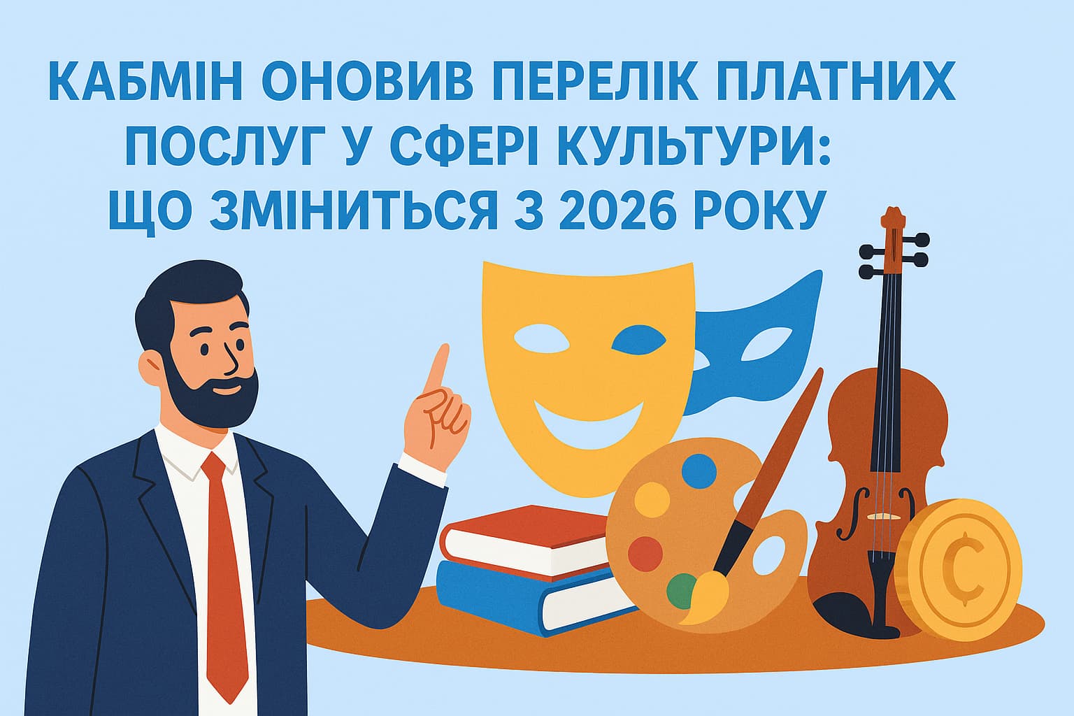 Кабмін оновив перелік платних послуг у сфері культури: що зміниться з 2026 року