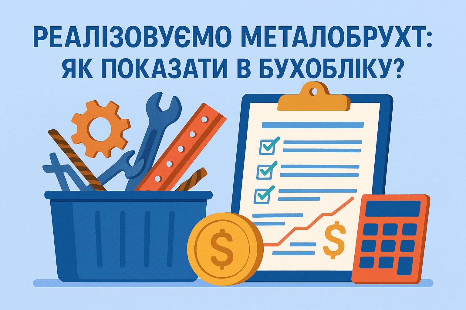 Реалізовуємо металобрухт: як показати в бухобліку? 