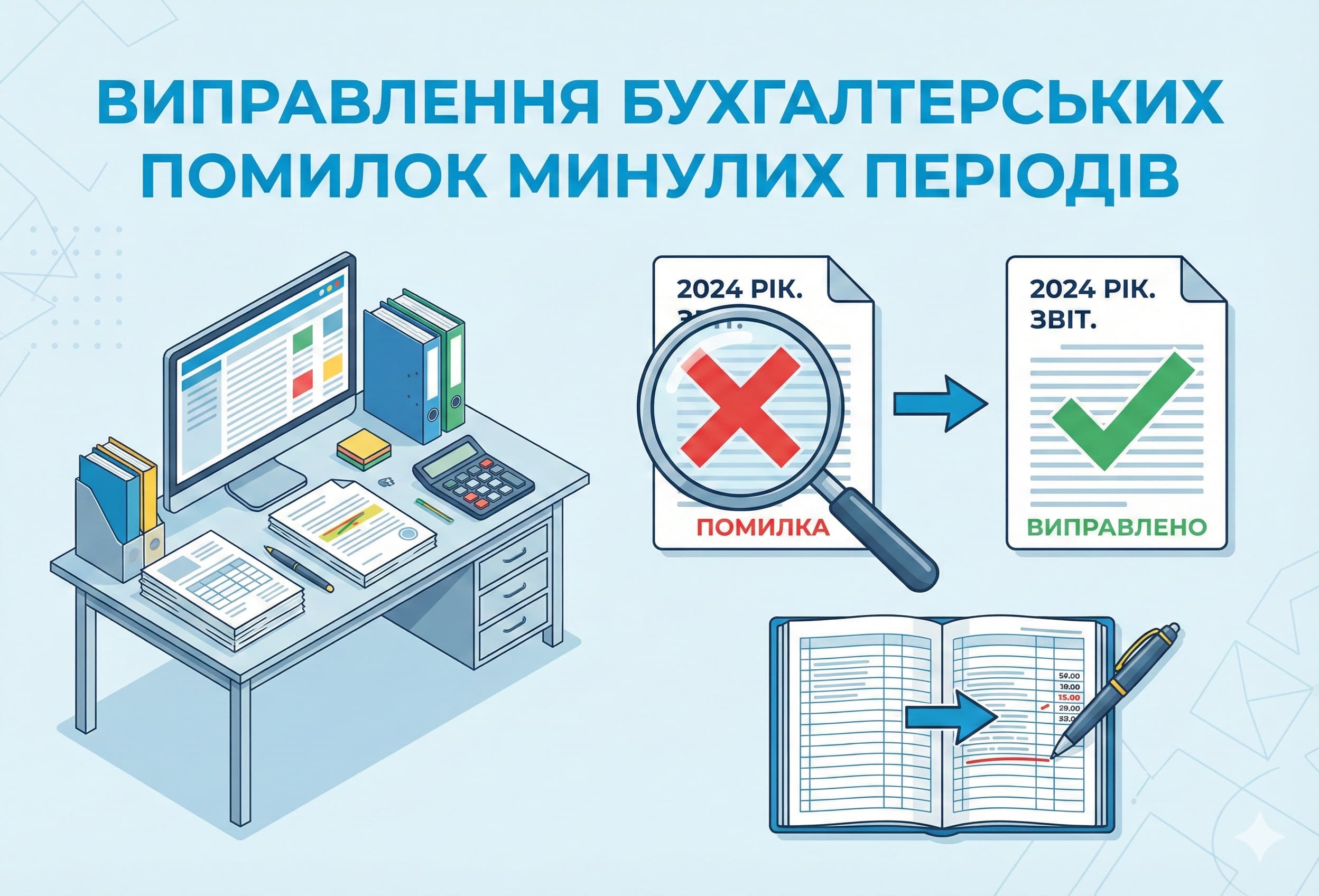 Виправляемо торішню облікову помилку