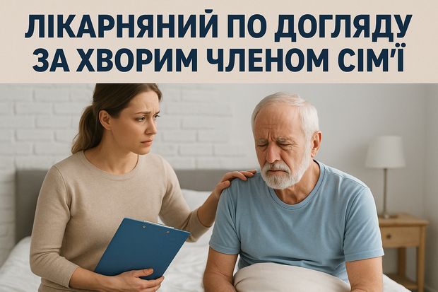 Лікарняний по догляду за хворим членом сім’ї