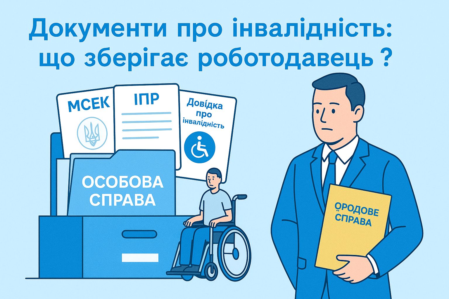 Які документи про інвалідність працівника зберігати?