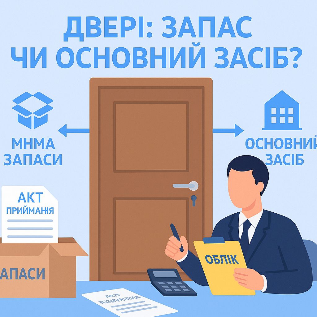Як обліковувати двері: запас чи основний засіб?