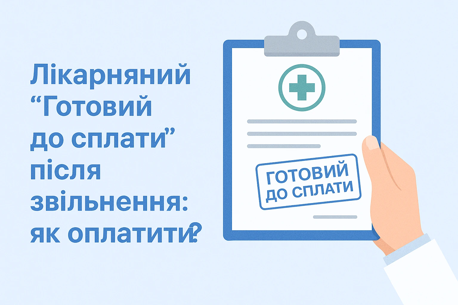 Лікарняний “Готовий до сплати” після звільнення: як оплатити?