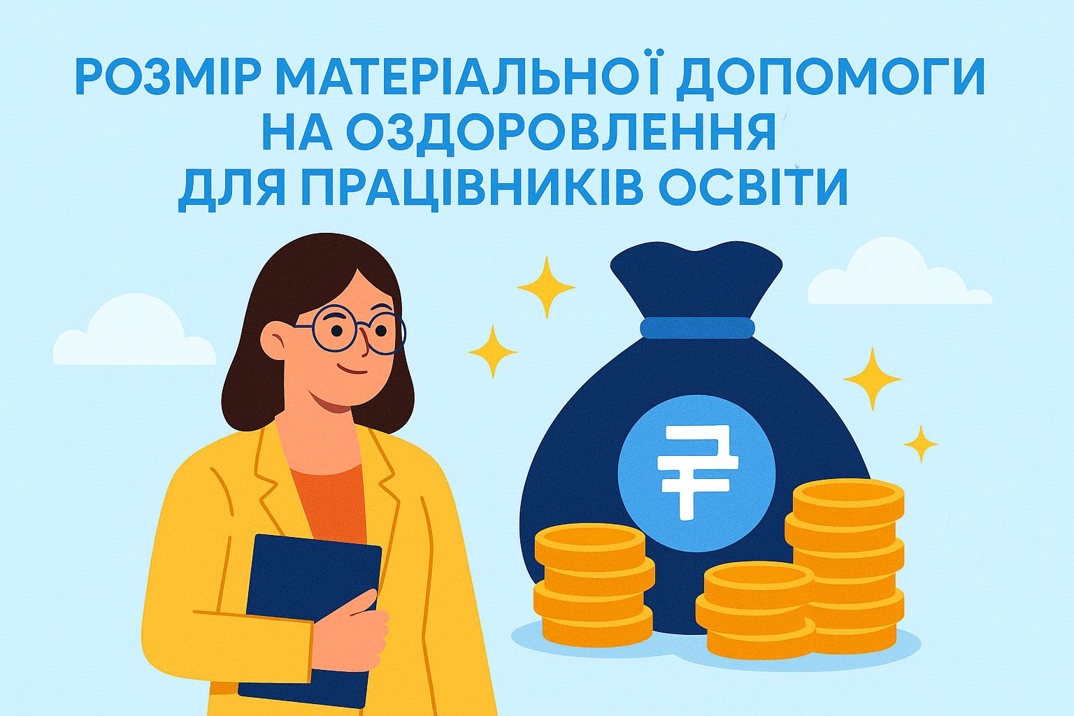 Розмір матеріальної допомоги на оздоровлення для працівників освіти