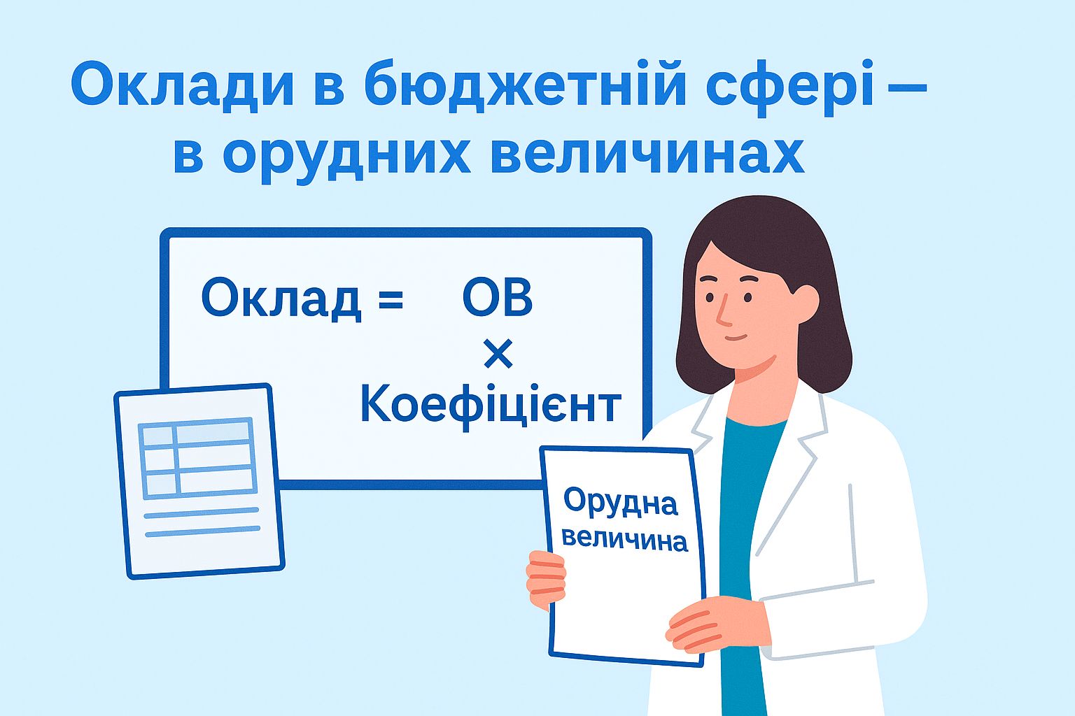 Посадові оклади у бюджетній сфері будуть рахувати в орудних величинах