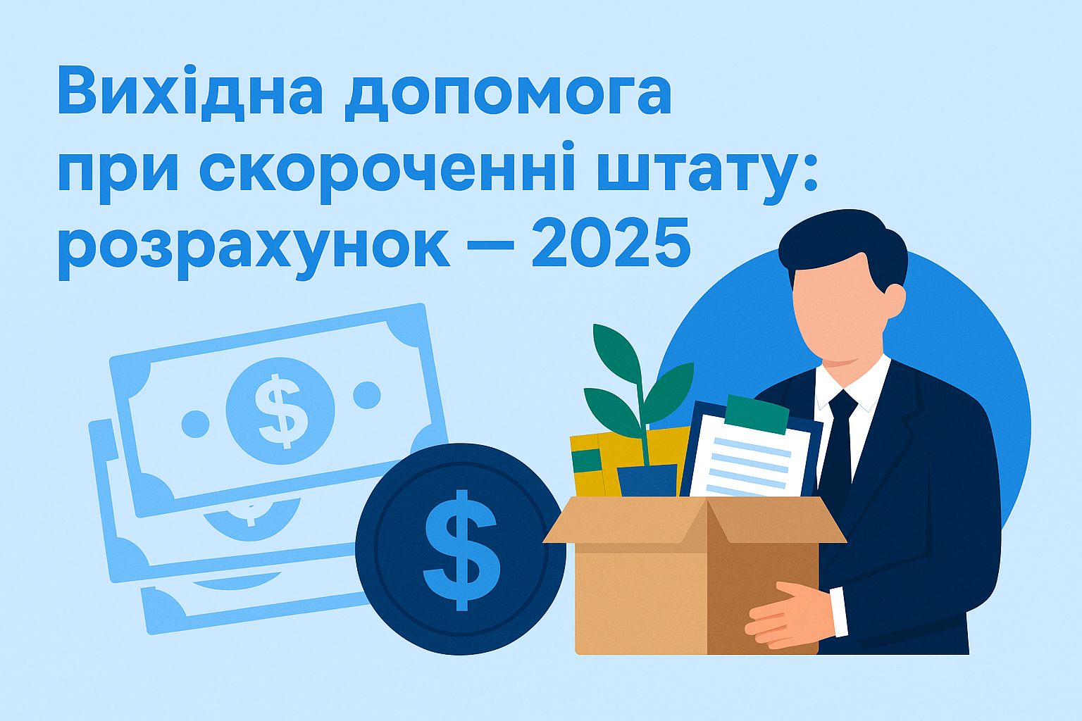 Вихідна допомога при скороченні штату: розрахунок – 2025