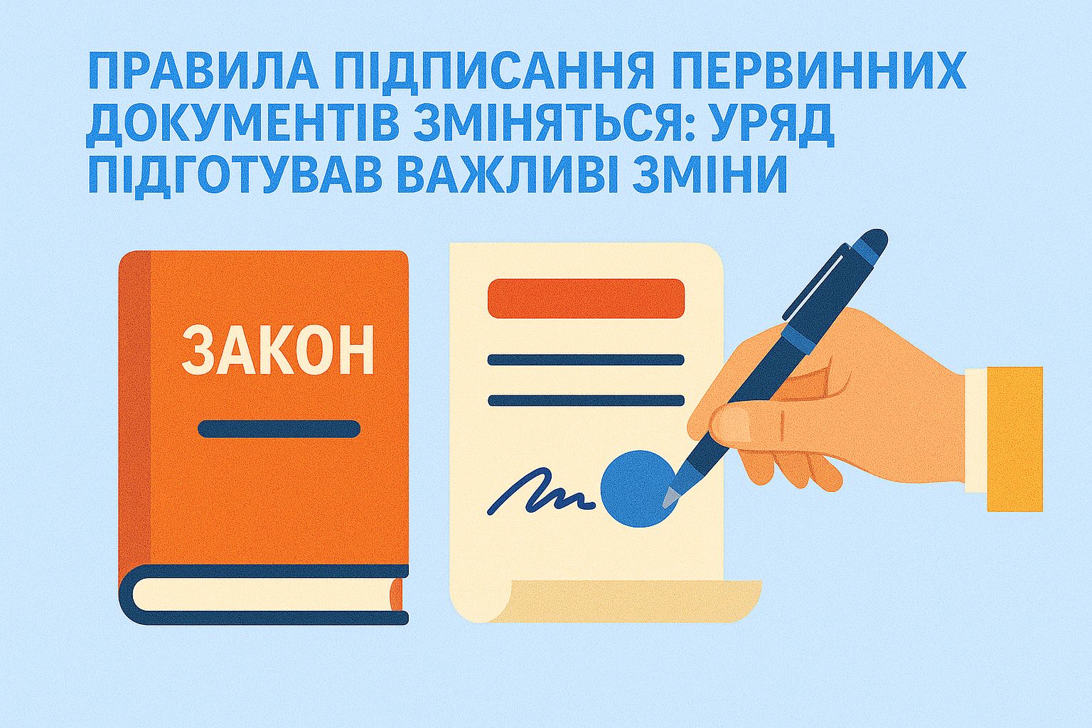 Правила підписання первинних документів зміняться: Уряд підготував важливі зміни