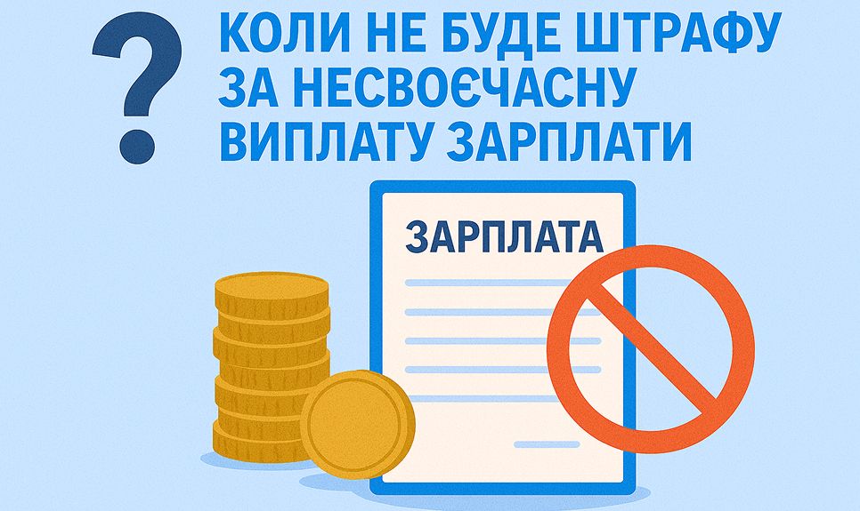 Коли не буде штрафу за несвоєчасну виплату зарплати
