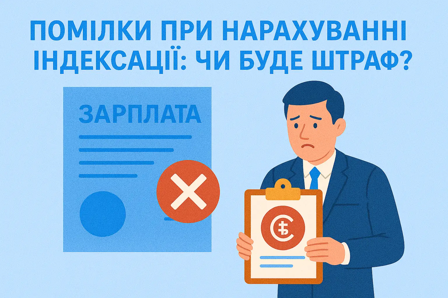 Помилки при нарахуванні індексації: чи буде штраф?