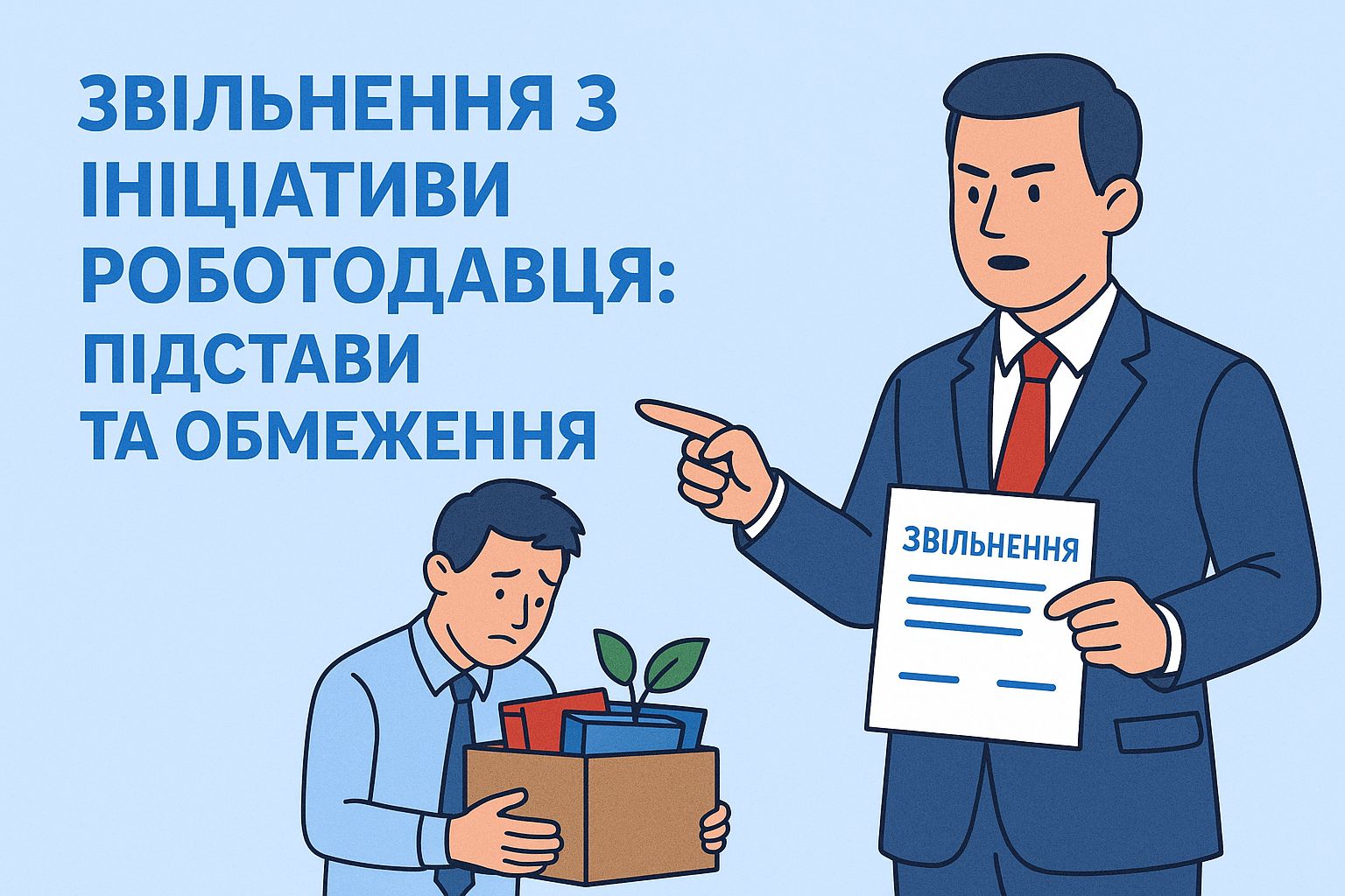 Звільнення з ініціативи роботодавця: підстави та обмеження