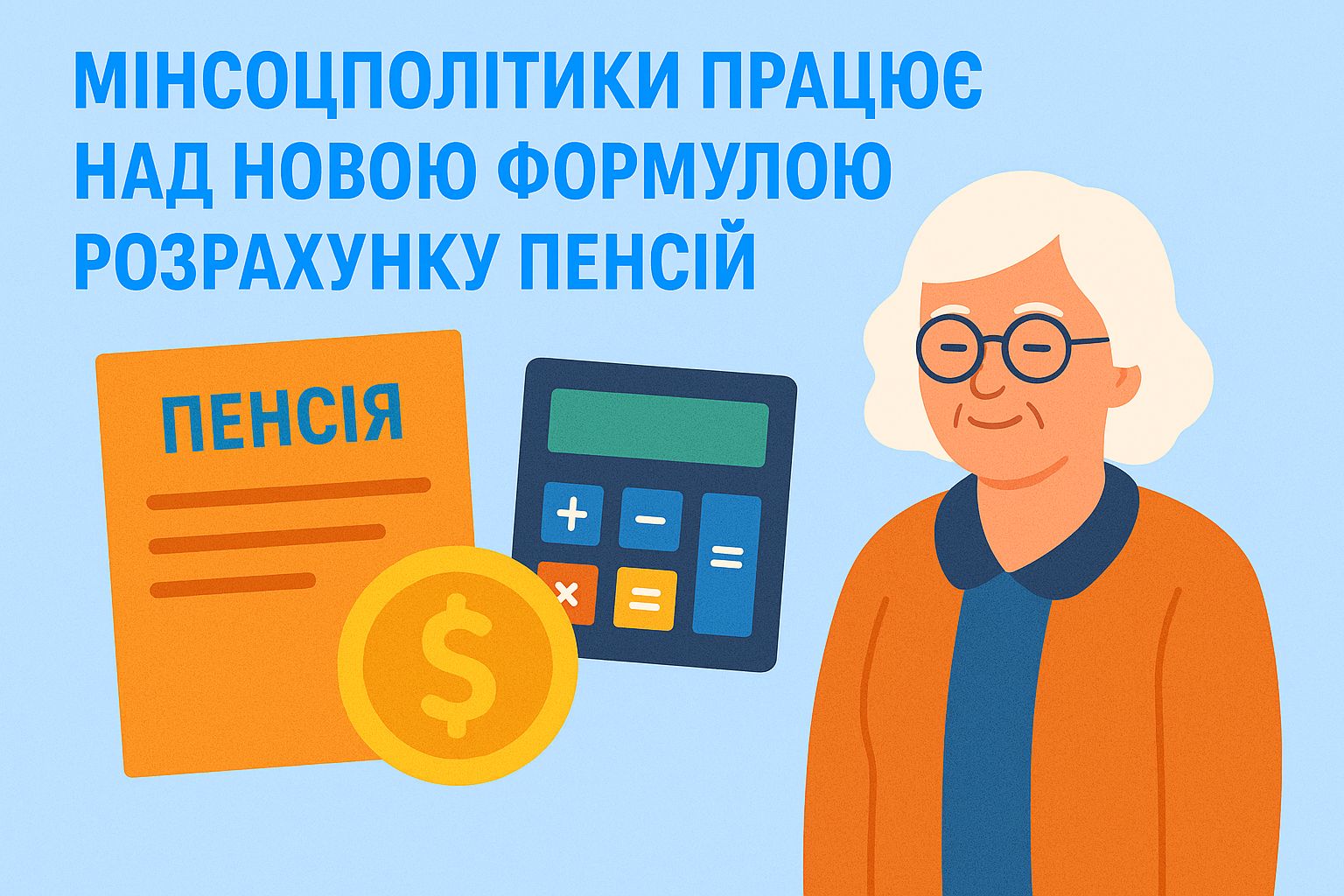 Мінсоцполітики працює над новою формулою розрахунку пенсій