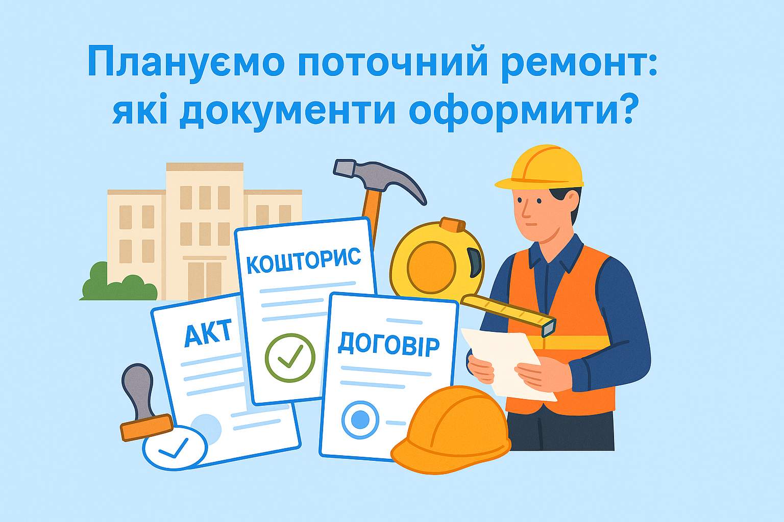 Плануємо поточний ремонт: які документи оформити?