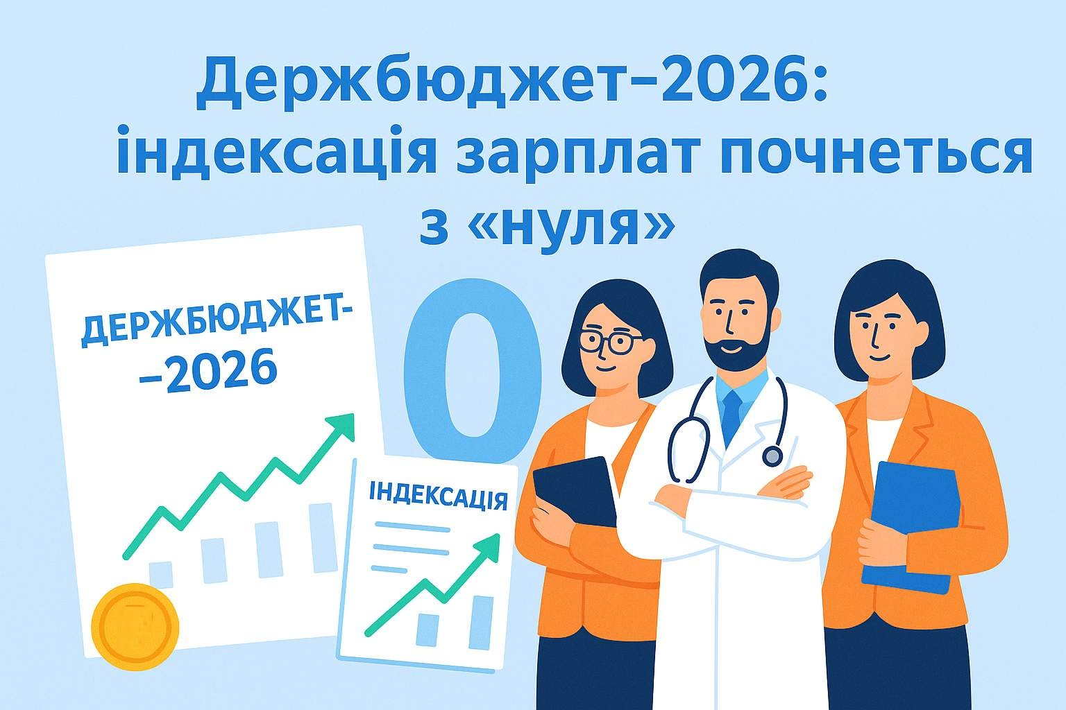 Держбюджет-2026: індексація зарплат почнеться з «нуля»